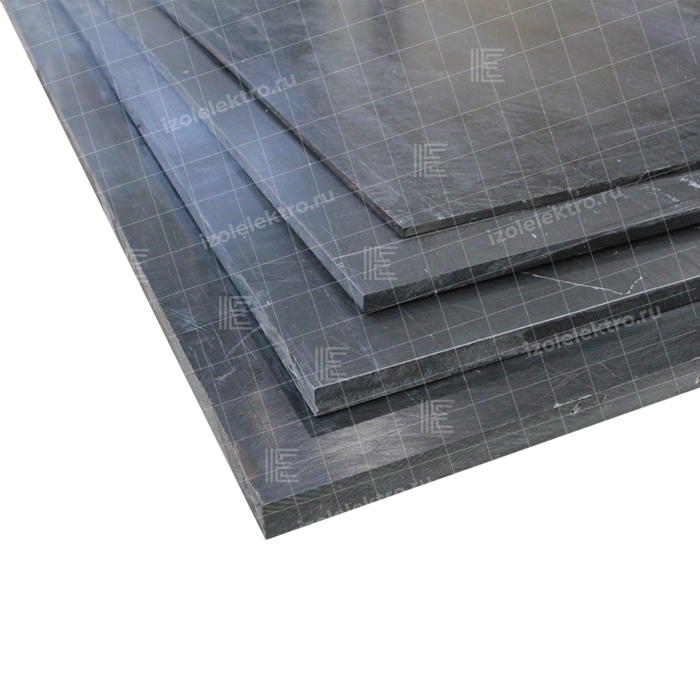 Капролон графитонаполненный 80мм листовой - фото