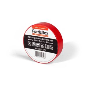 Изолента ПВХ 19х0.15мм красная 20м - фото