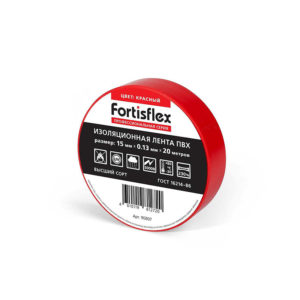 Изолента ПВХ 15×0.13мм красная 20м - фото