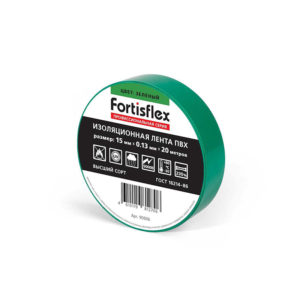 Изолента ПВХ 15×0.13мм зеленая 20м - фото