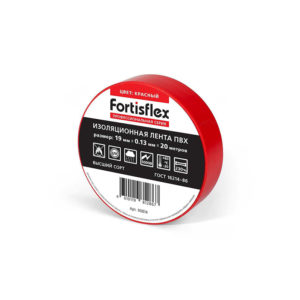 Изолента ПВХ 19×0.13мм красная 20м - фото