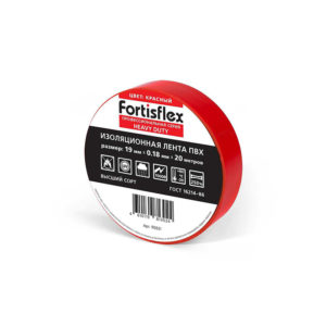 Изолента ПВХ 19×0.18мм красная 20м (Heavy Duty) - фото